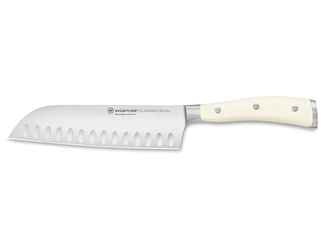 Wüsthof Classic Ikon Santoku 17 cm coltello crema