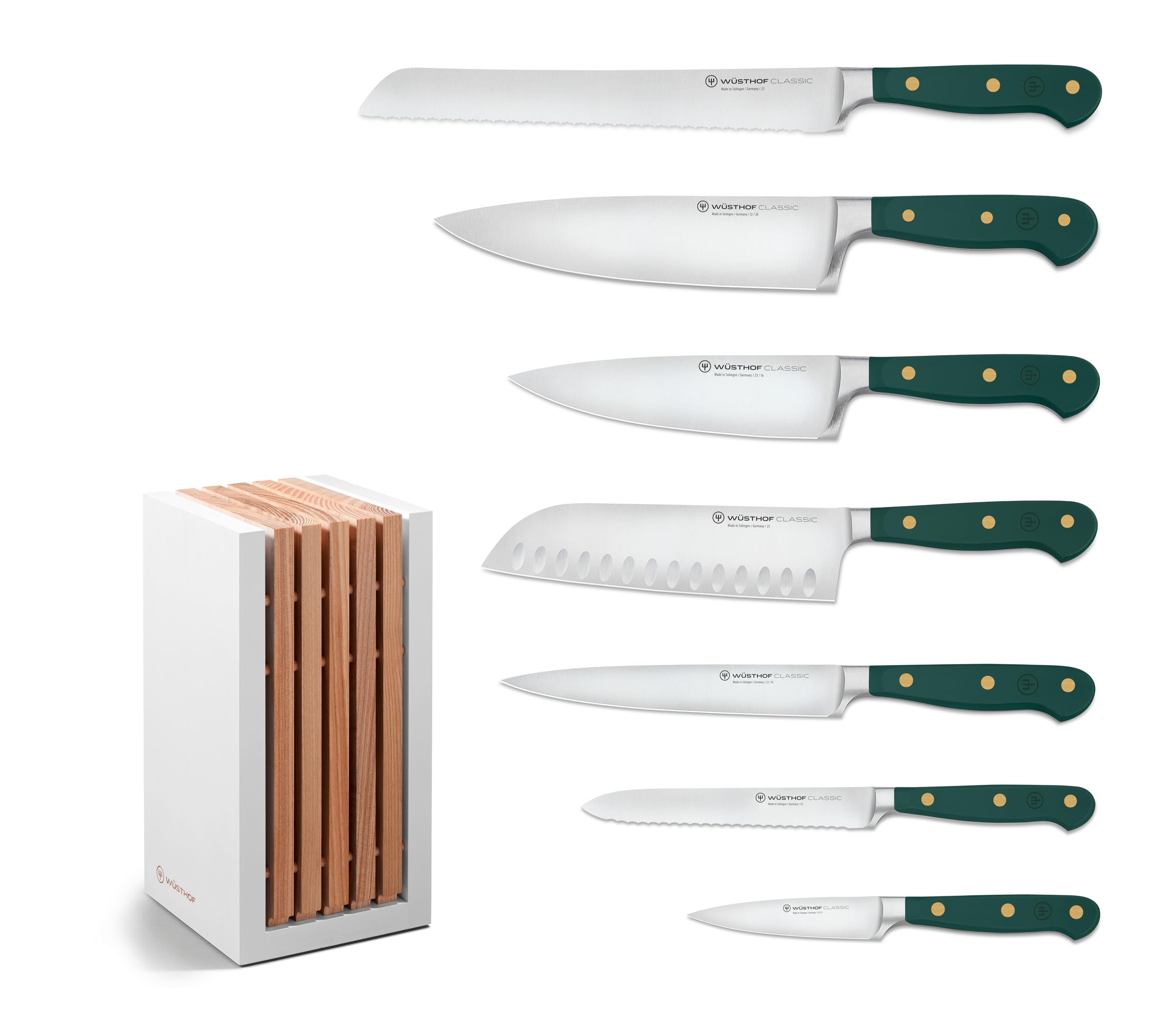 Wüsthof Classic blocco coltelli 7 pezzi verde Fresh Rosemary