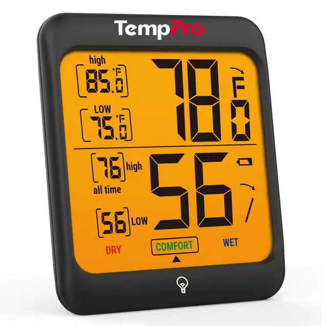 TempPro TP53W Termometro Igrometro da Interni Bianco