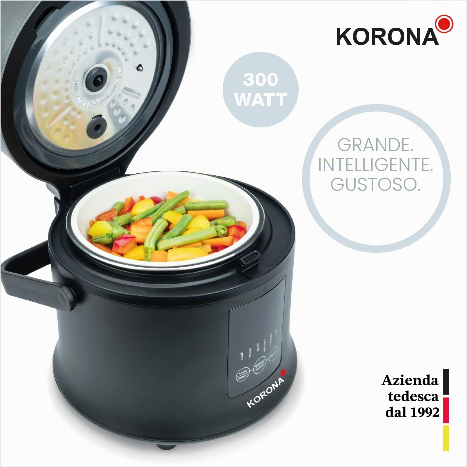 Korona 58011 Cuociriso Digitale 1,6 L con Mantenimento Calore