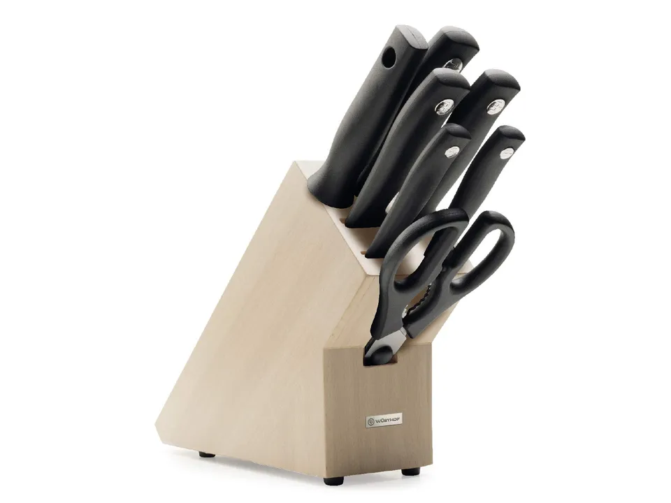 Wusthof Silverpoint blocco coltelli faggio 7 pezzi con acciaino