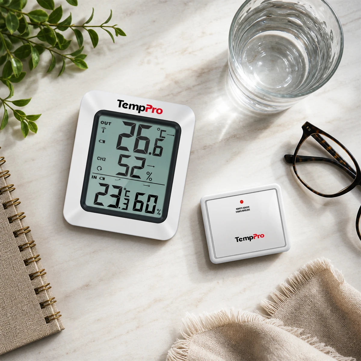 TempPro TempAir Plus TP60B Termometro Ambiente Wireless 1 Sensore