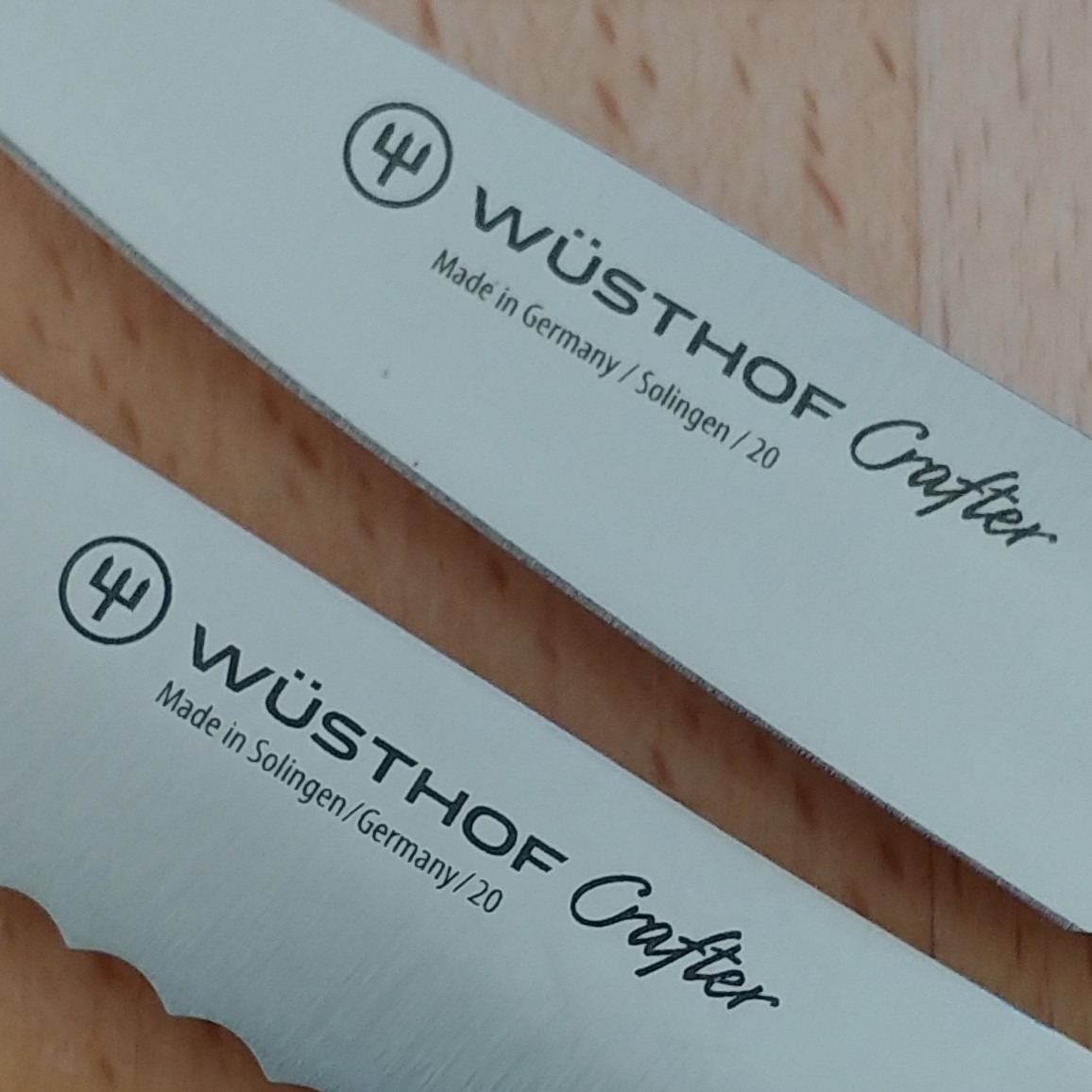 Wüsthof Crafter blocco 6 coltelli manico rovere affumicato