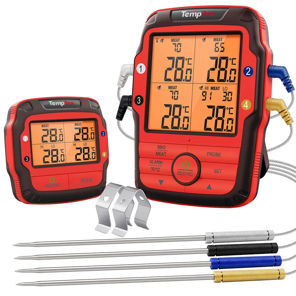 TempPro TP827BW Termometro Carne Wireless RF 300m