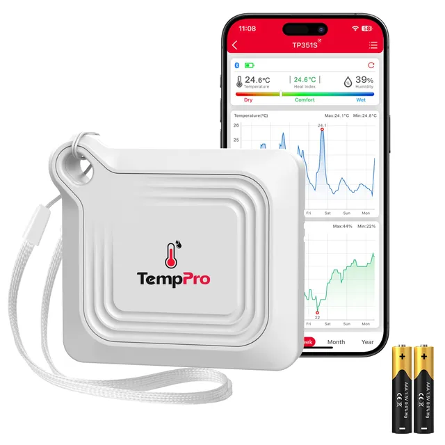 TempPro TP351 termoigrometro bluetooth 1 pezzo 80 m