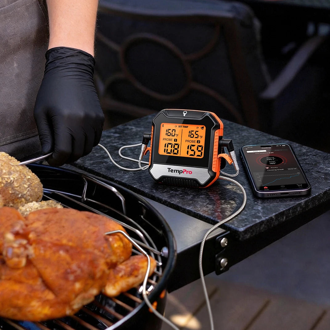 TempPro TempSync Elite TP904 Termometro Carne Wireless 2 Sonde