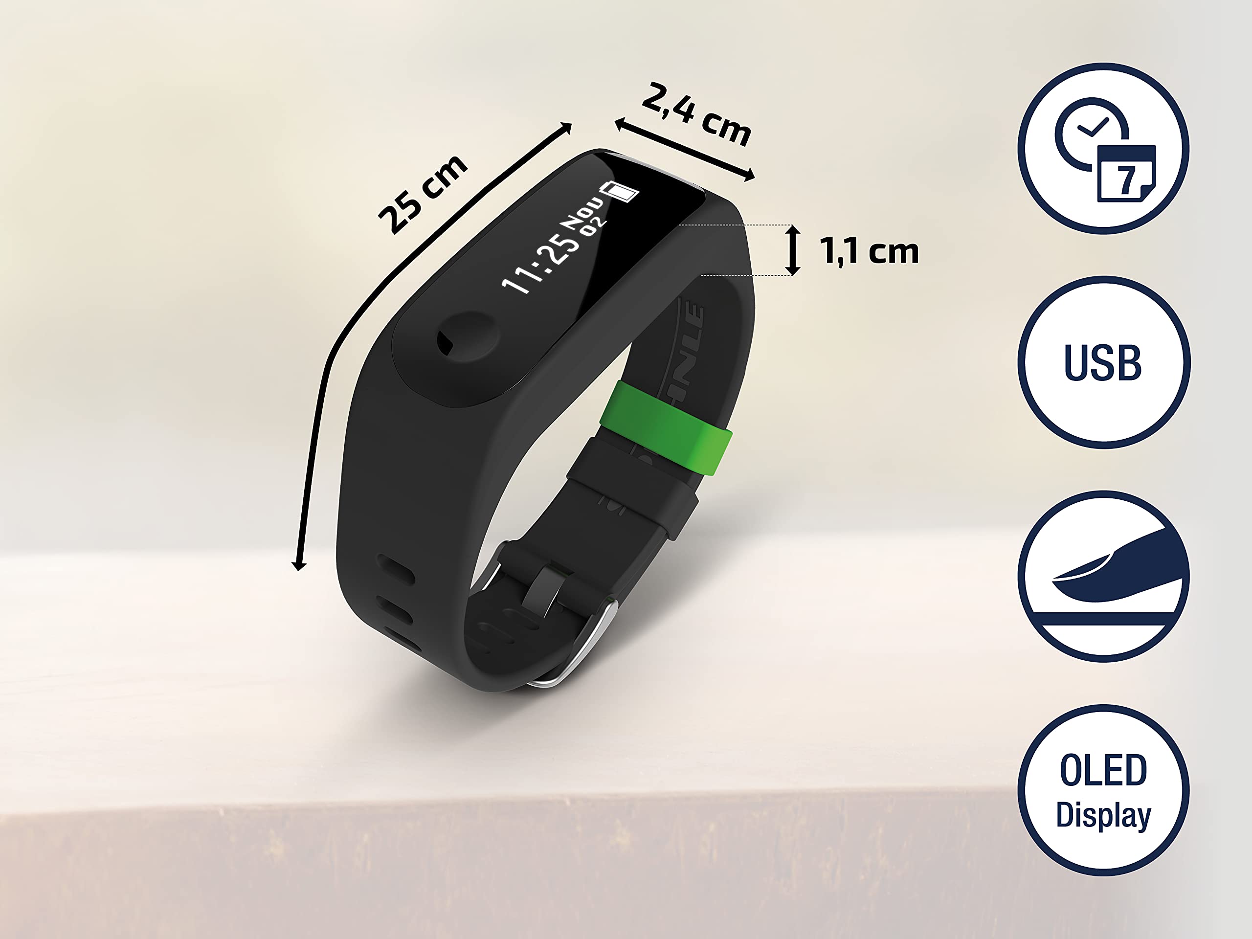 Soehnle Fit Connect 100 fitness tracker nero bluetooth