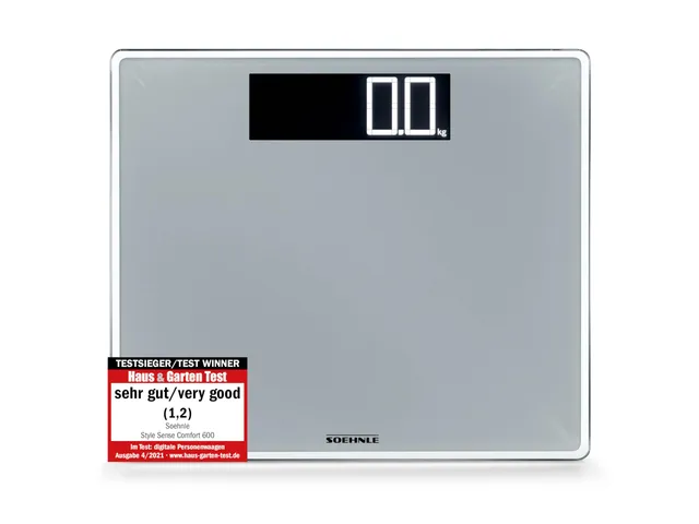 Soehnle Style Sense Comfort 600 bilancia pesapersone argento 200 kg