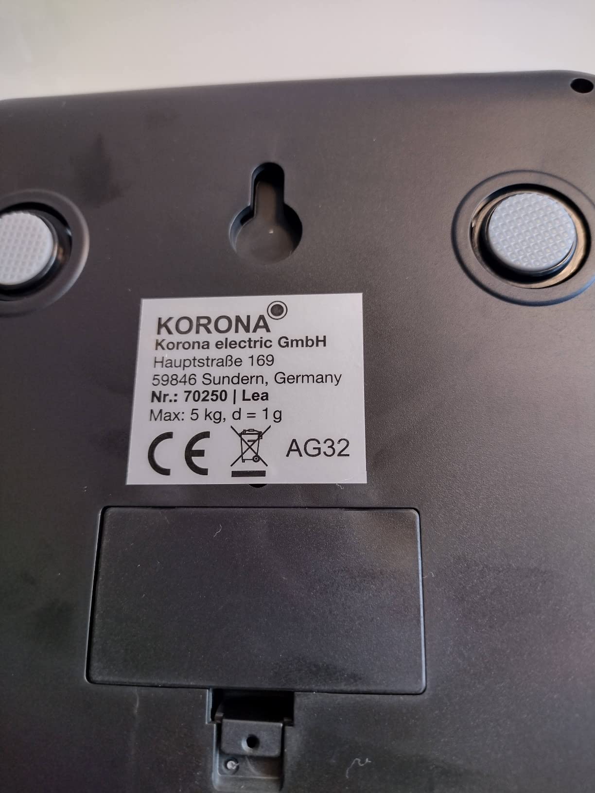 Korona Lea 70250 bilancia cucina acciaio inox 5 kg