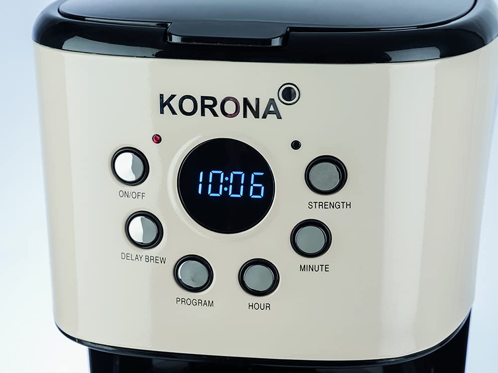 Korona 10666 macchina caffè filtro crema 1,5 L timer
