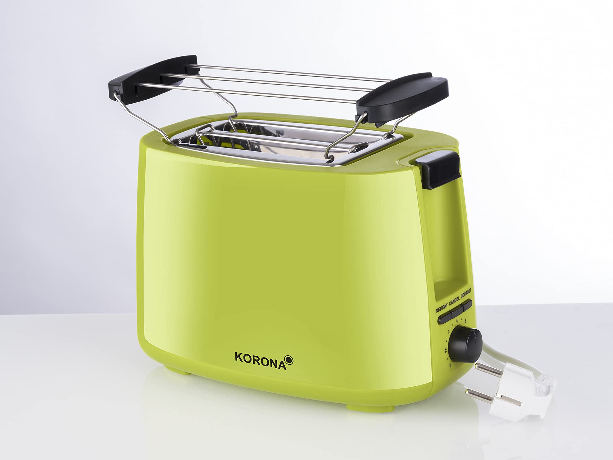 Korona 21133 Tostapane 2 Fette Verde 750W Scongelamento