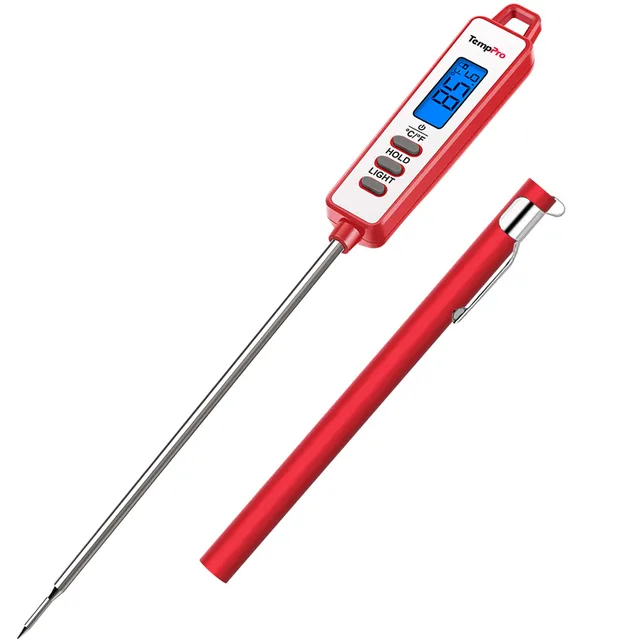 TempPro TP01AW termometro carne istantaneo sonda lunga bianco