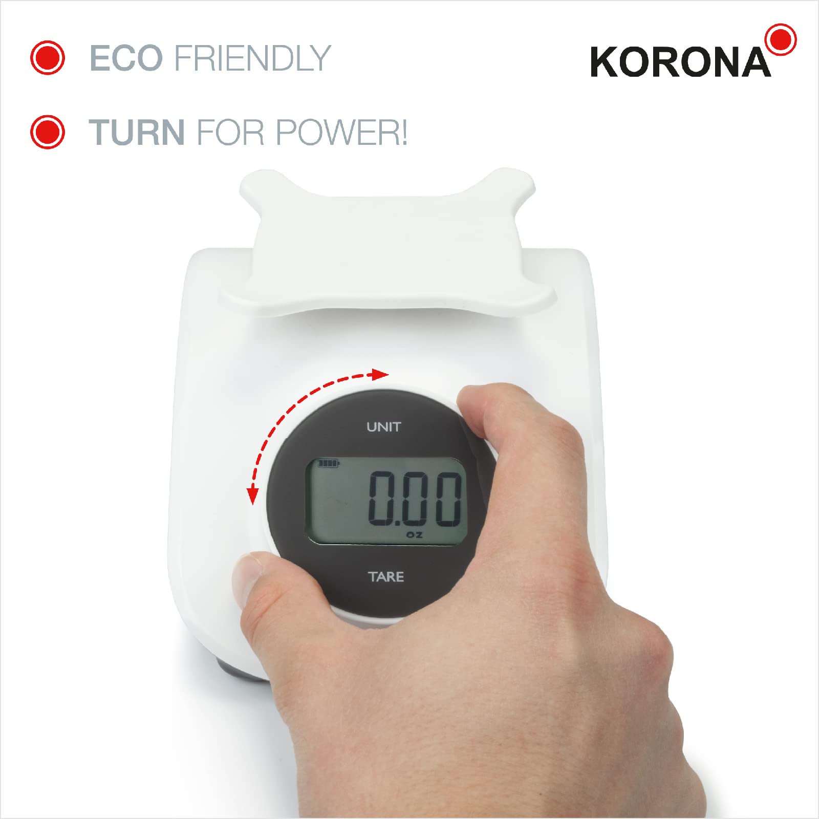 Korona Cleo 76161 bilancia cucina senza batterie 5 kg