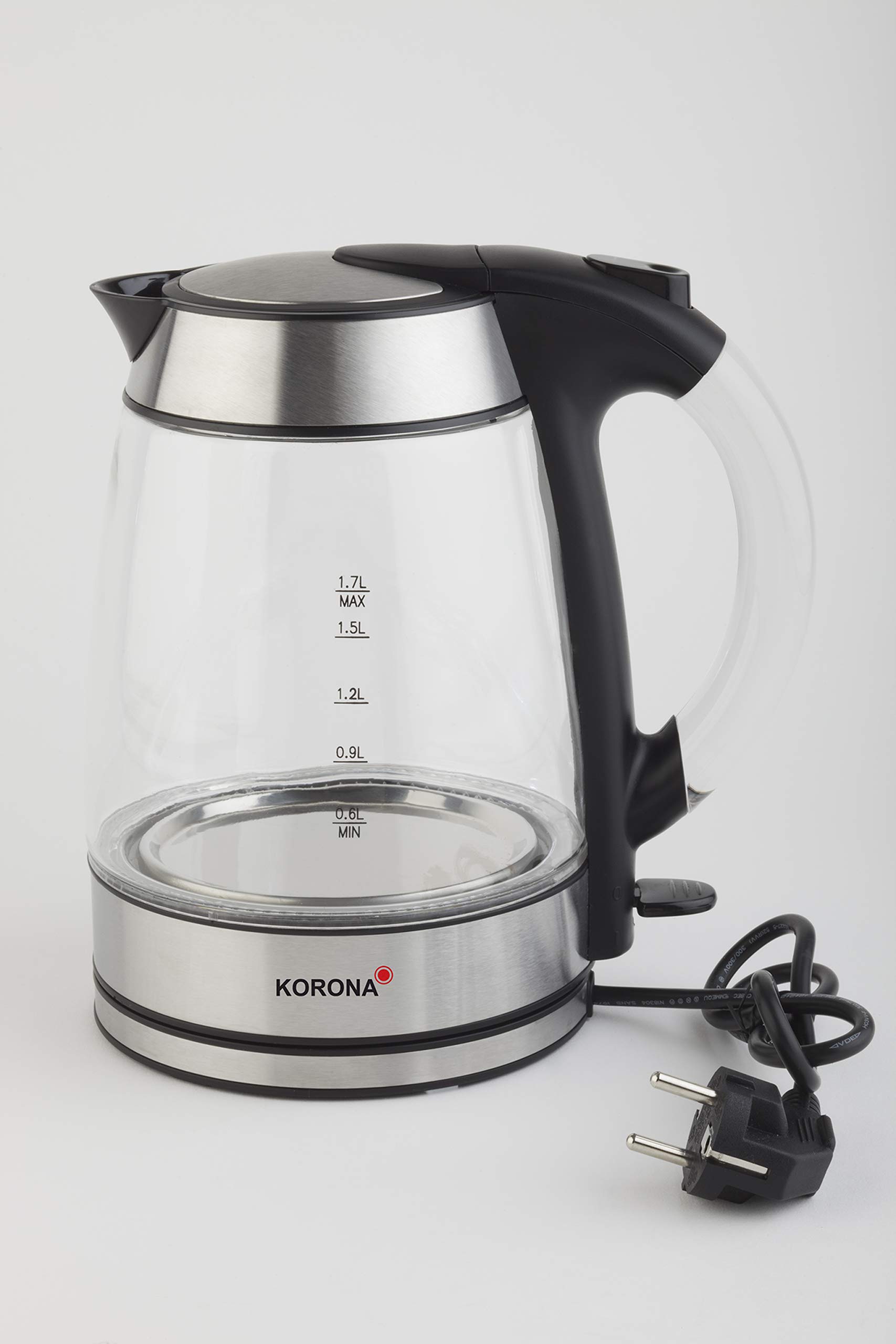 Korona 20600 bollitore elettrico 1,7 L nero 2000 W