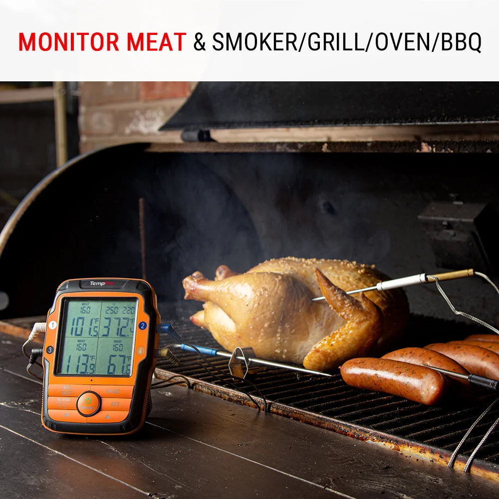 TempPro TempSync PLUS TP827B Termometro Carne Wireless 4 Sonde