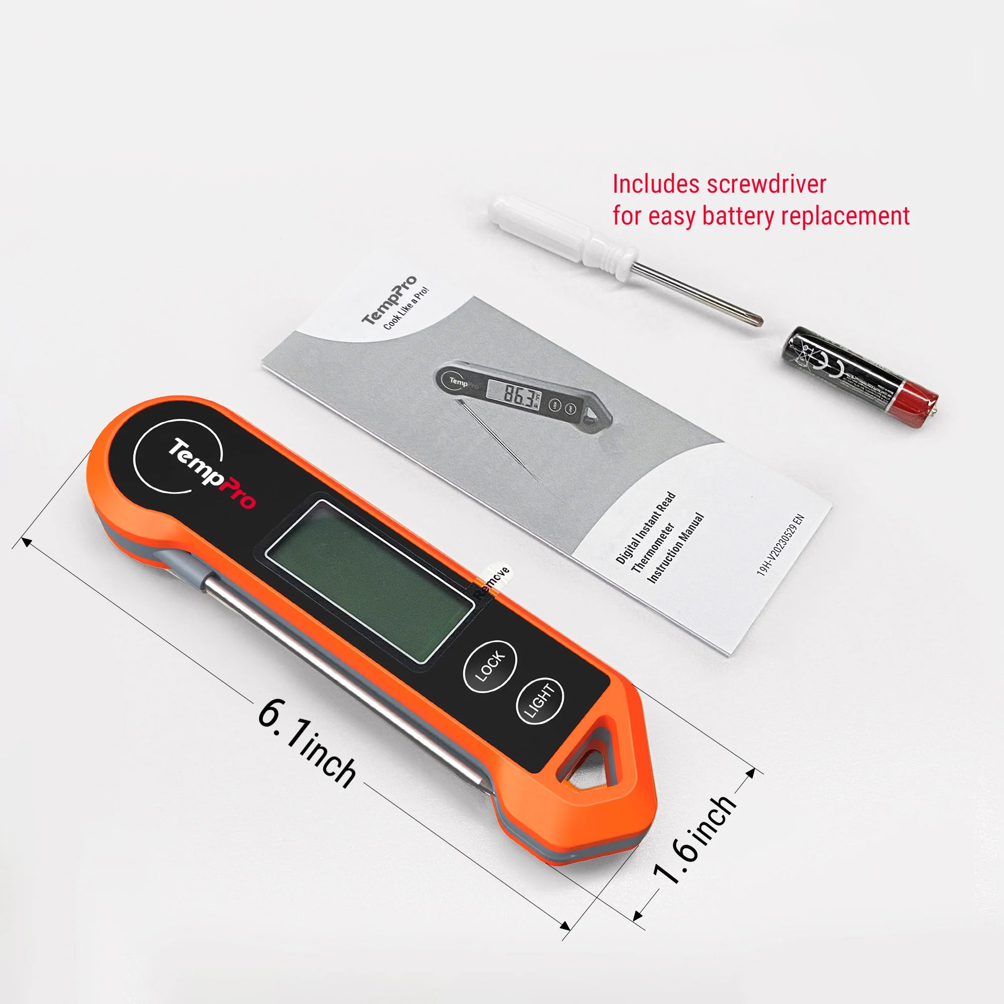 TempPro TempSwift PLUS TP19H termometro carne 3 secondi