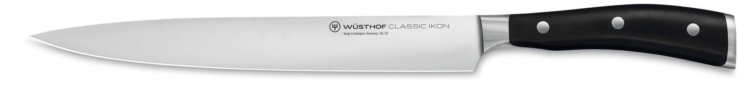 Wusthof Classic Ikon coltello prosciutto nero 20 cm