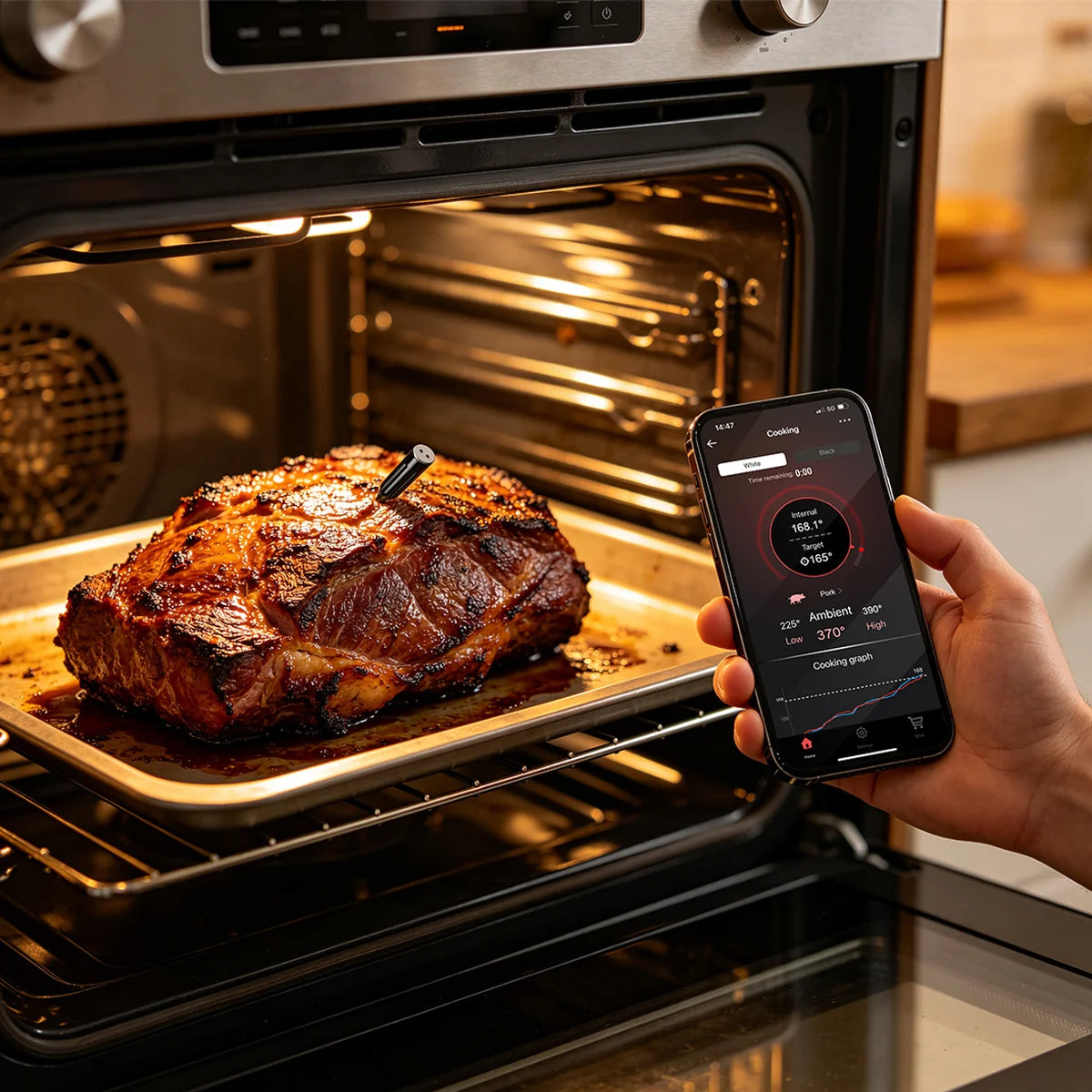 TempPro Twin TempSpike TP962 termometro carne doppia sonda