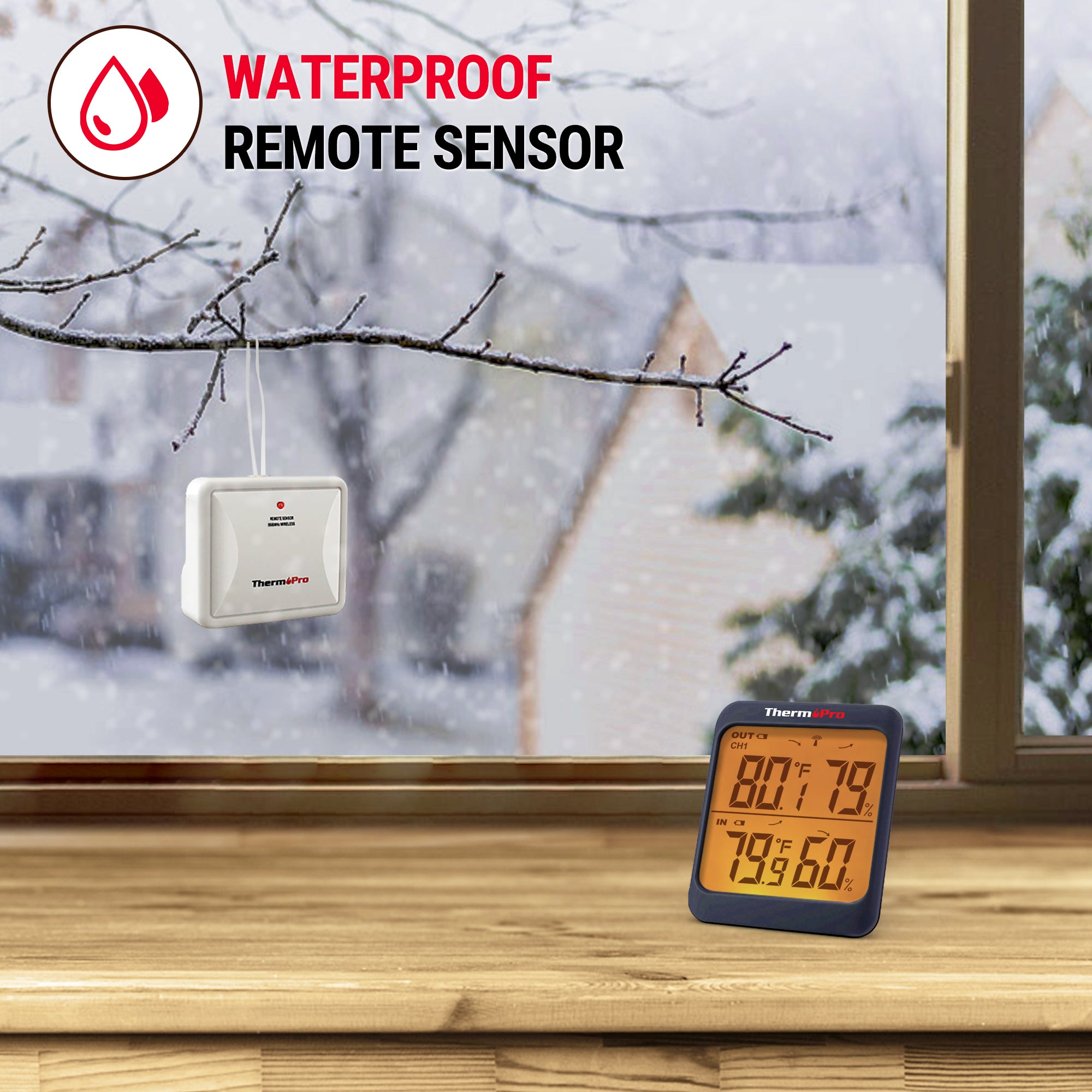 Temppro TP63BW termometro ambiente wireless