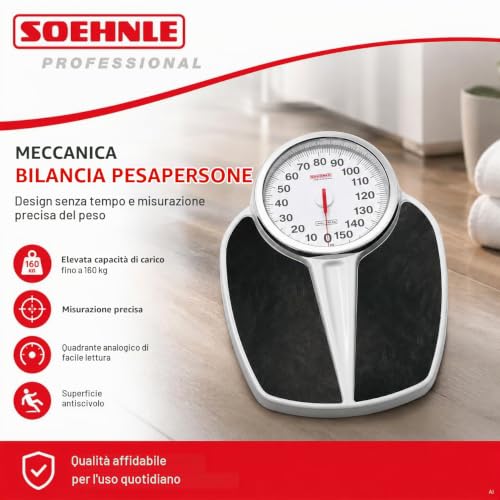 Soehnle Professional 6163 Bilancia Pesapersone Meccanica 160 kg