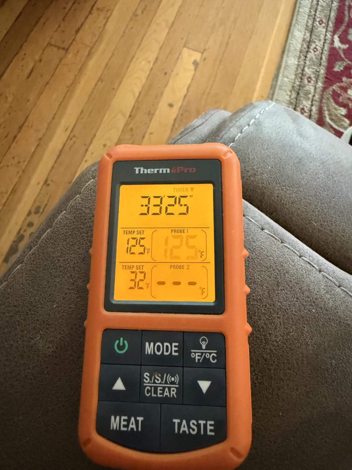 ThermoPro TP20C termometro carne wireless arancia 150 m