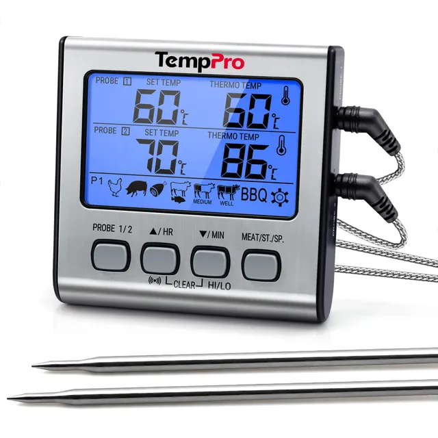 ThermoPro TP17 termometro cucina digitale doppia sonda 2 sonde
