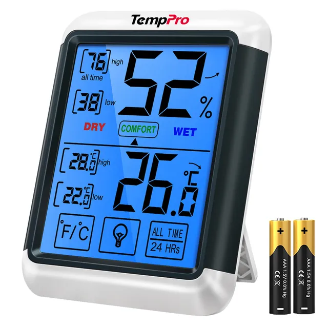 ThermoPro TP55 Termometro Igrometro Digitale 1pz Retroilluminato
