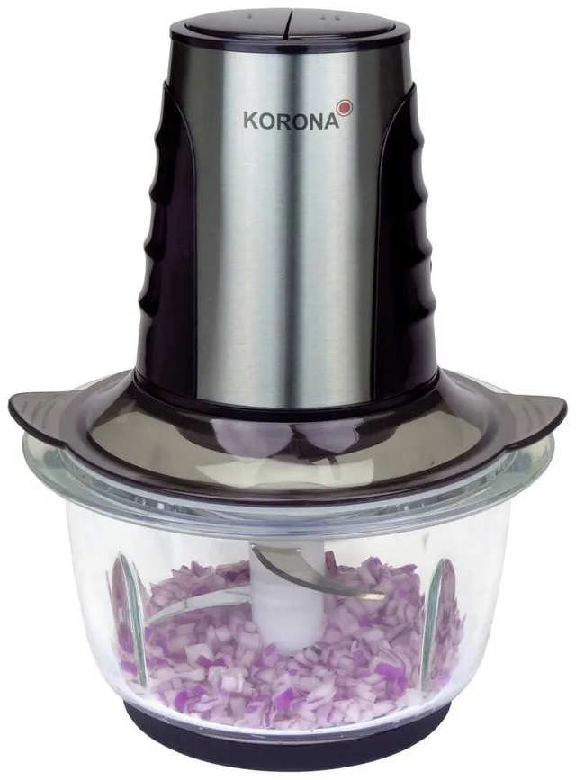 Korona 25005 Tritatutto 1,2 L nero 500 W vetro 4 lame