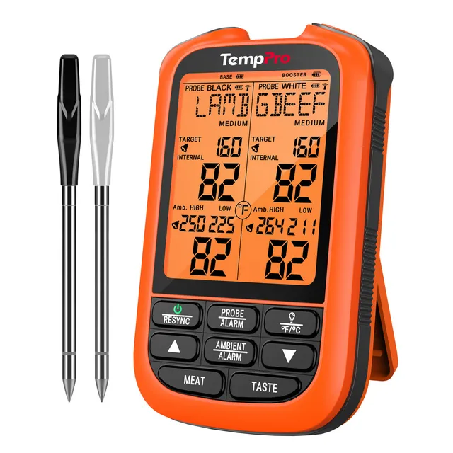 TempPro TempSpike XR TP862B termometro carne wireless 2 sonde