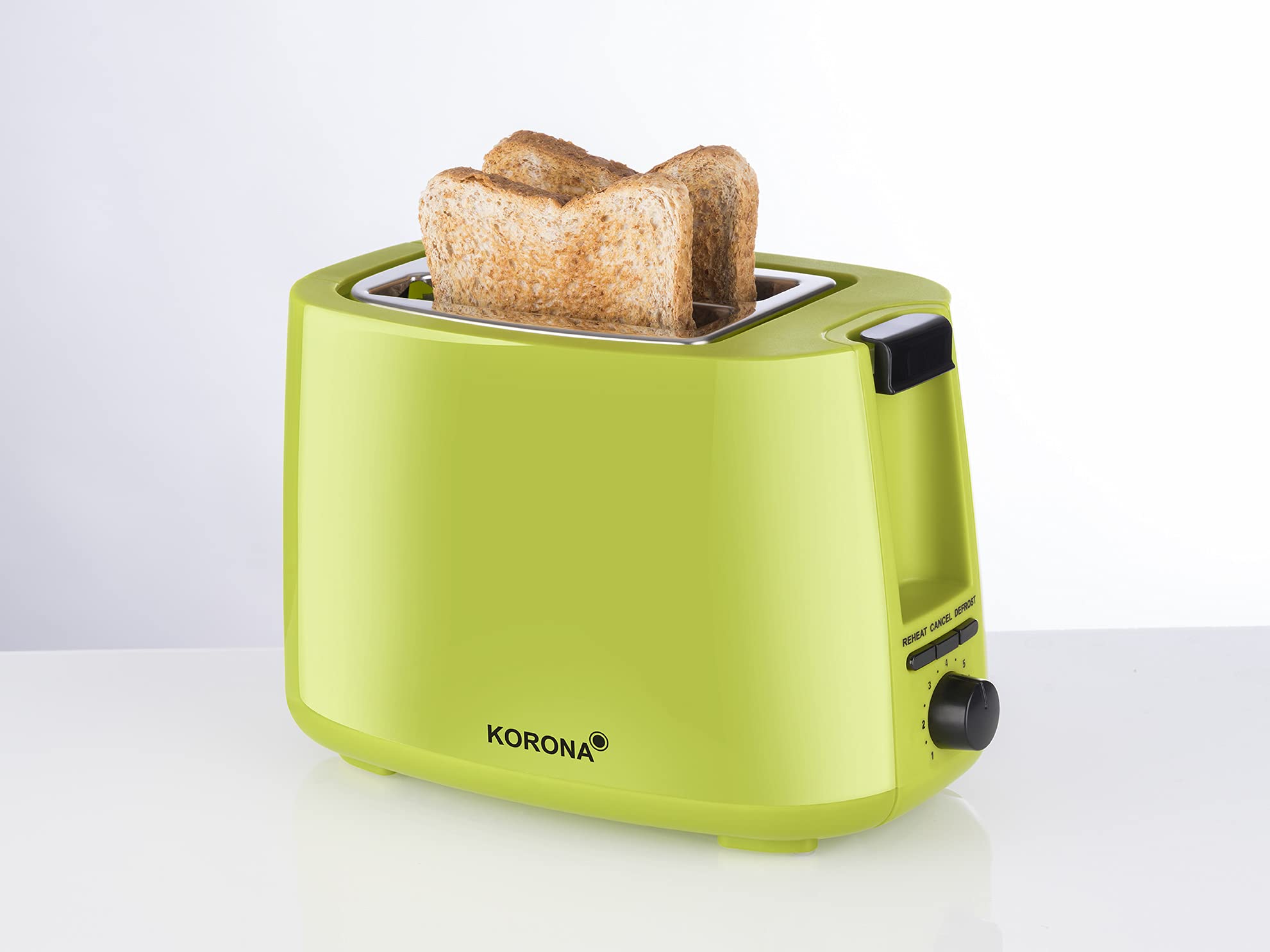 Korona 21133 Tostapane 2 Fette Verde 750W Scongelamento