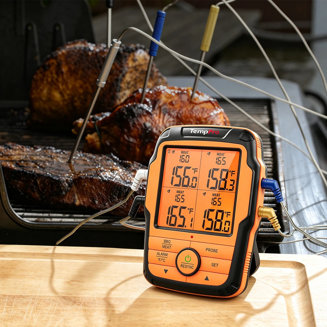TempPro TempSync PLUS TP827B Termometro Carne Wireless 4 Sonde