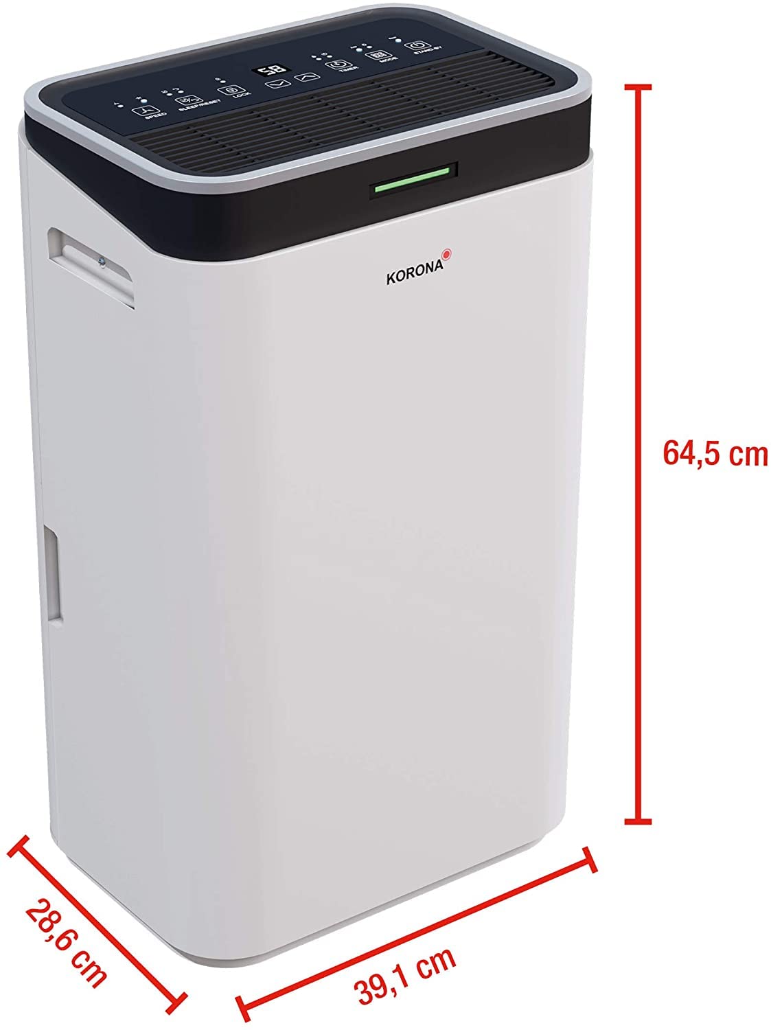 Korona 82100 Deumidificatore 6,5 L per 30 m²
