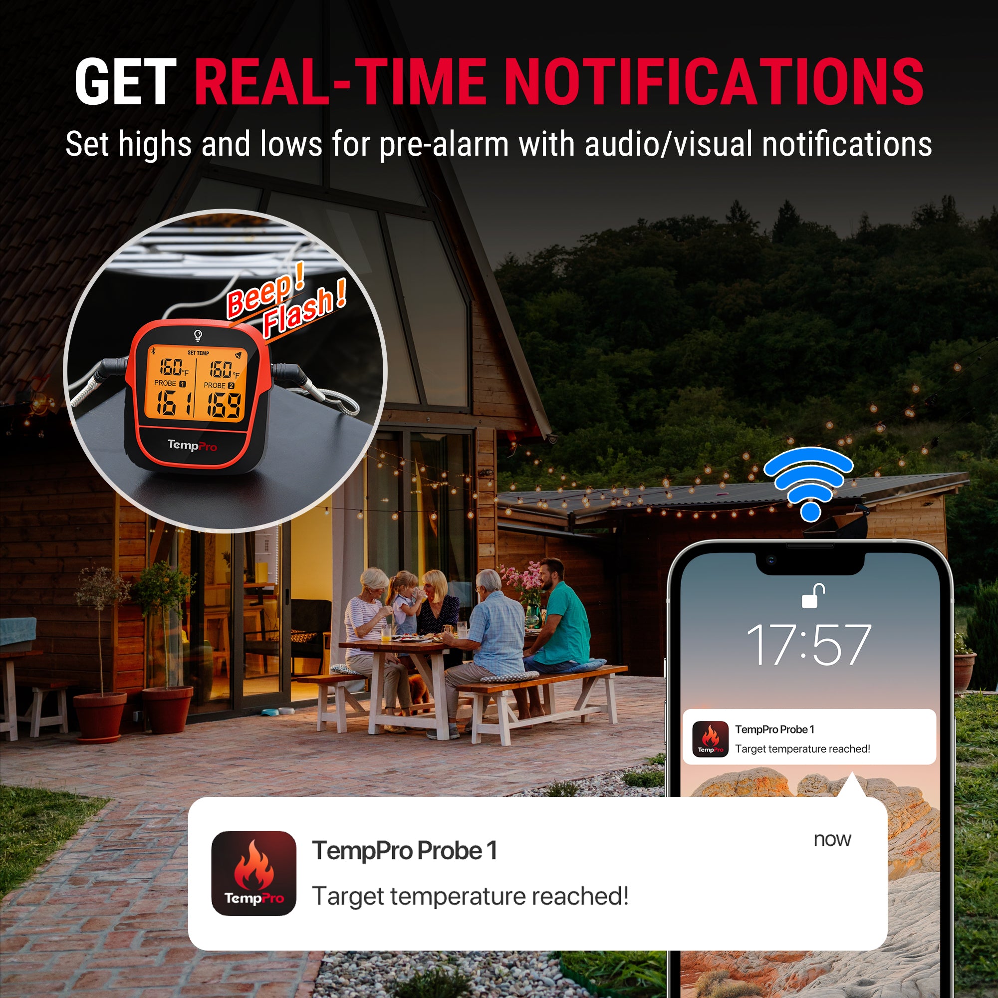 TempPro TP902W Termometro Carne Bluetooth Wireless
