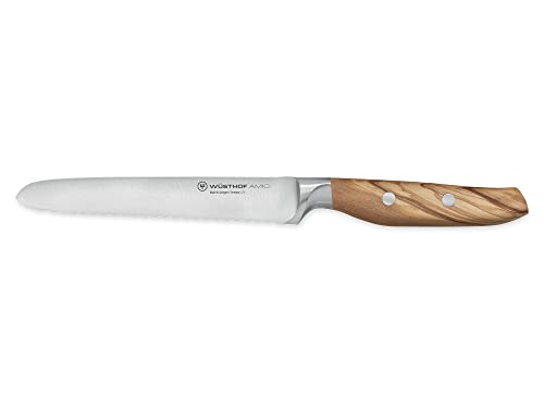 Wüsthof Amici coltello salame 14 cm dentato ulivo