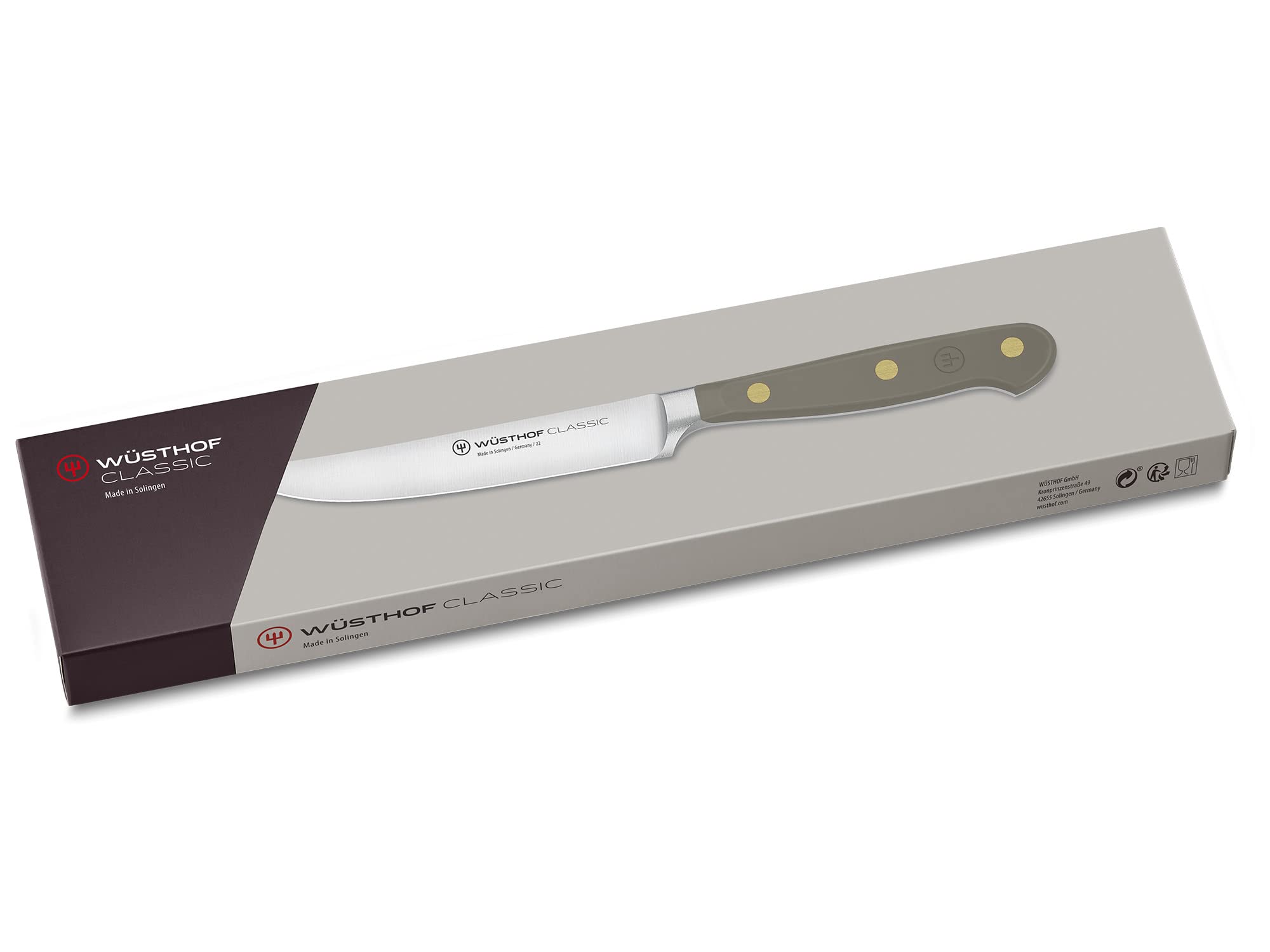 Wüsthof Classic coltello bistecca 12 cm Velvet Oyster