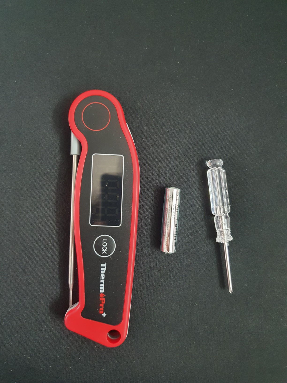 ThermoPro TP19B Termometro Istantaneo Nero Grigio