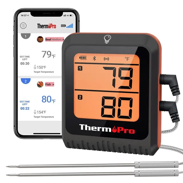 ThermoPro Bluetooth termometro carne wireless grill LCD