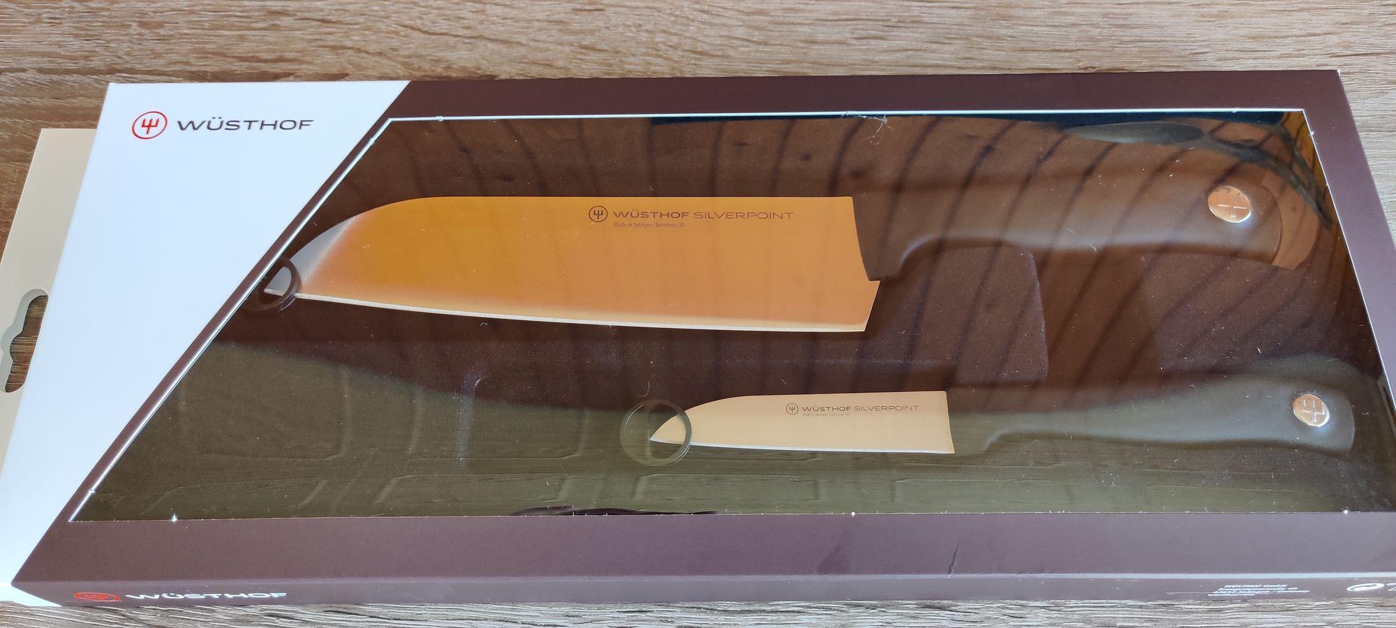 Wusthof Silverpoint set 2 coltelli santoku spelucchino