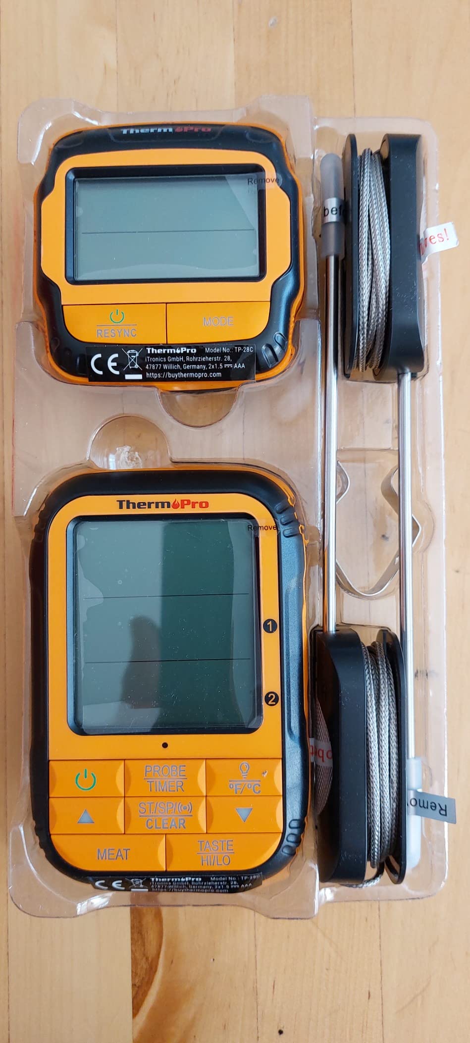 ThermoPro TP28C termometro carne wireless 2 sonde 150 m