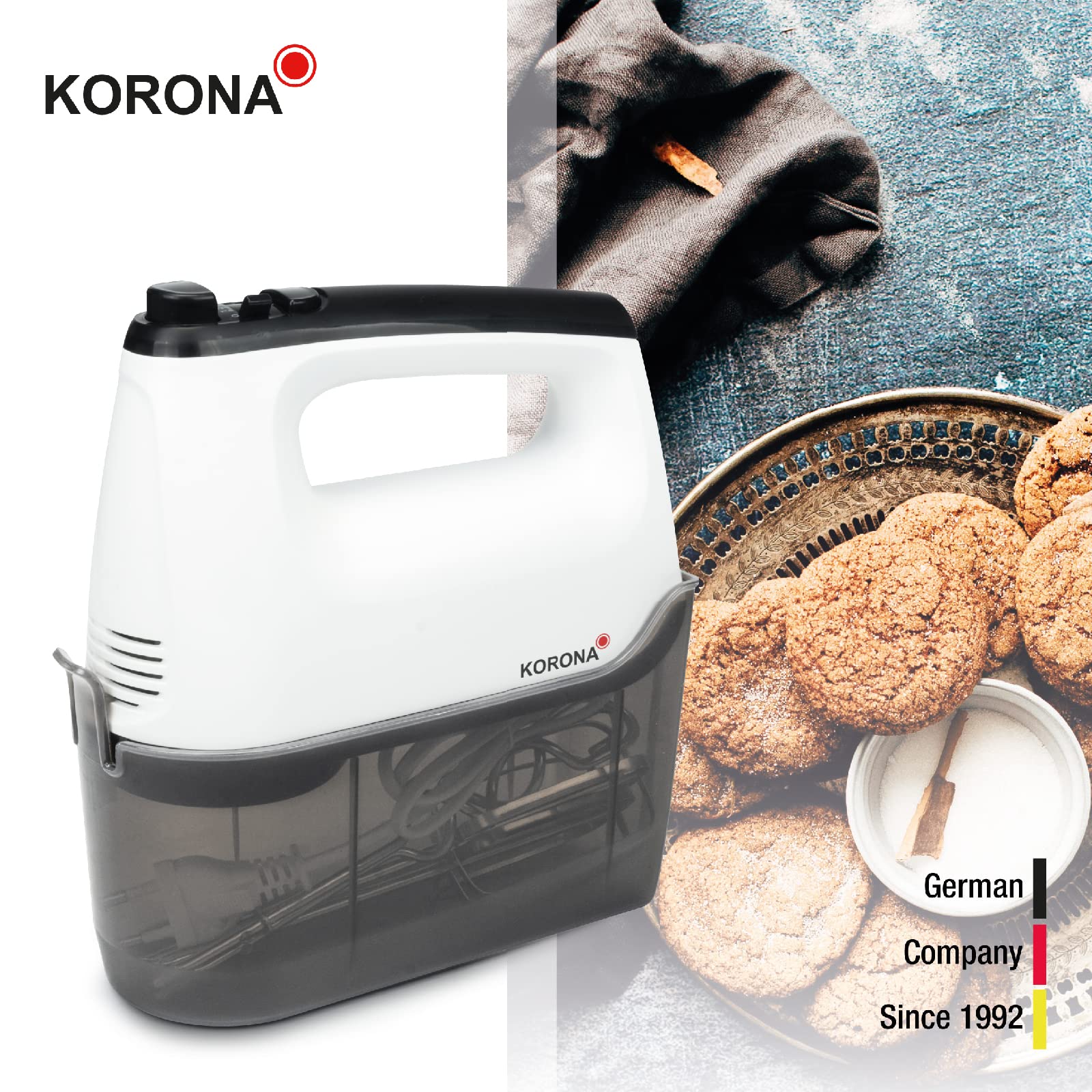 Korona 23012 sbattitore elettrico con box 6 velocità turbo