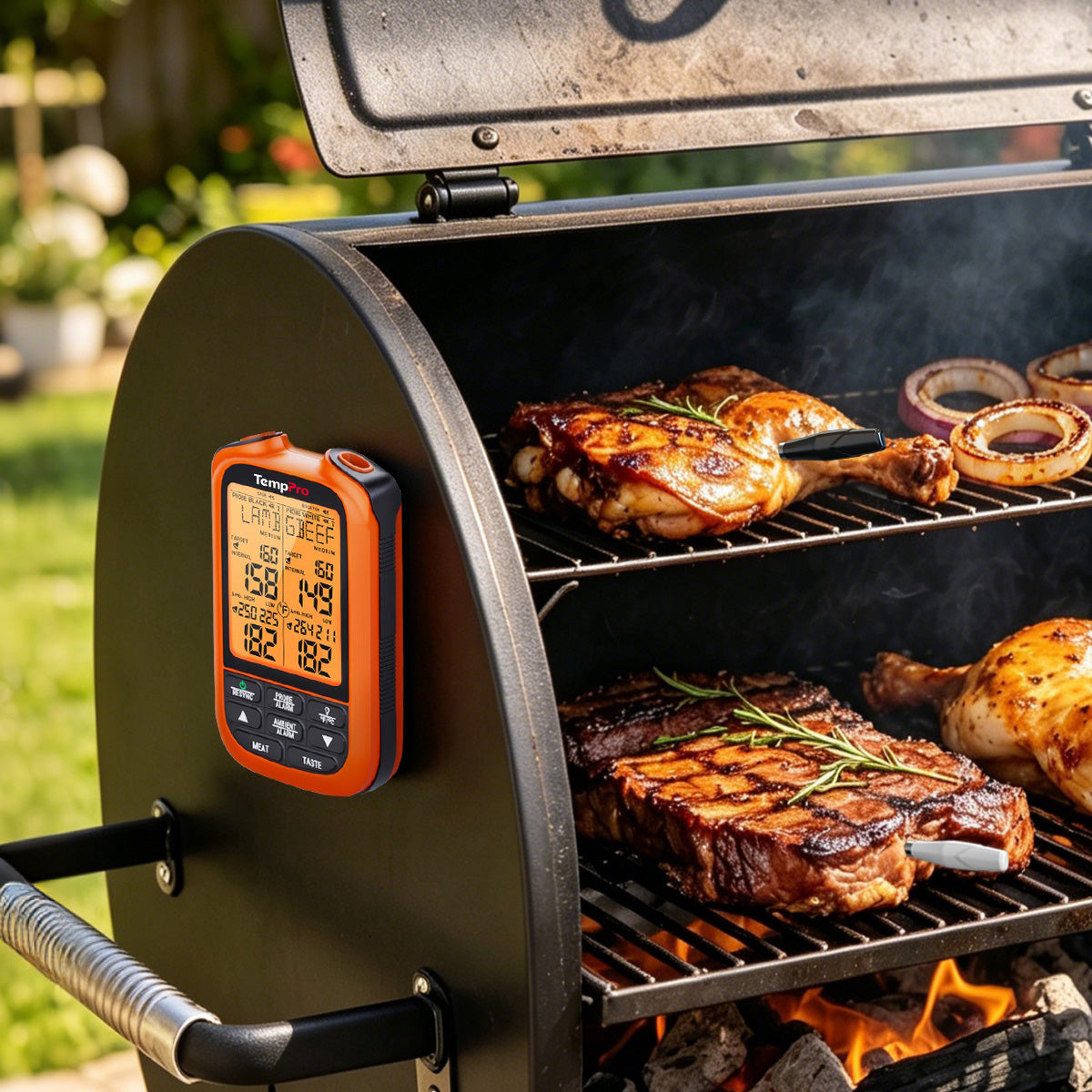 TempPro TempSpike XR TP862B termometro carne wireless 2 sonde