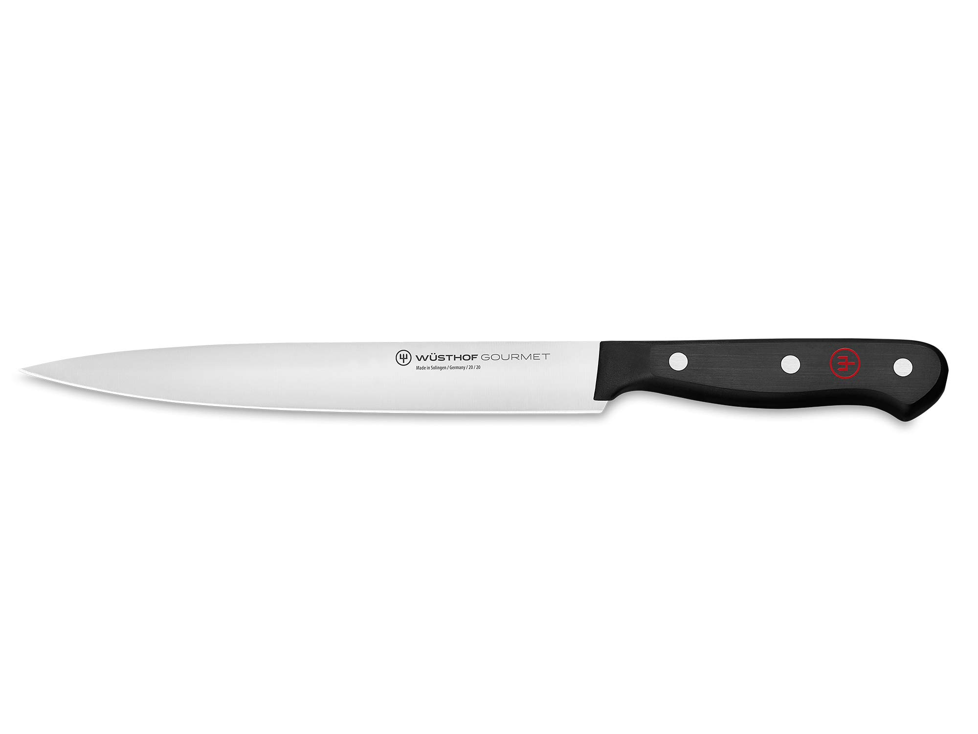 Wusthof Gourmet Coltello Prosciutto 16 cm Nero lama sottile