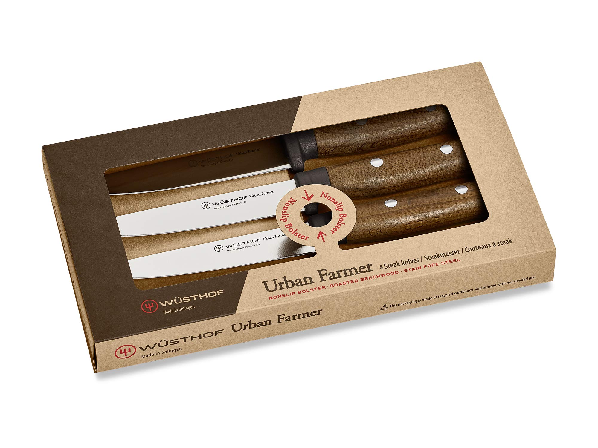 Wusthof Urban Farmer Set Coltelli Bistecca 4 Pezzi