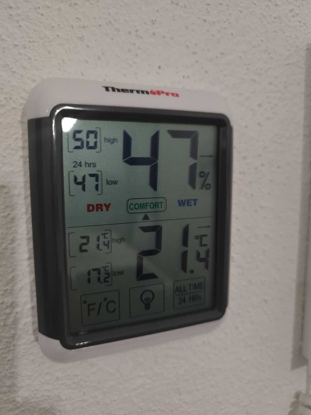 ThermoPro TP55 Termometro Igrometro Digitale 1pz Retroilluminato