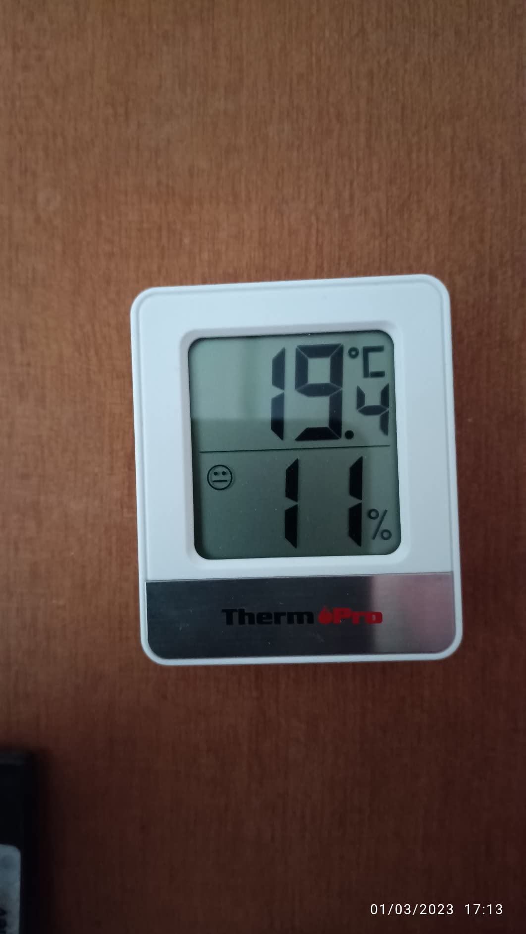 TempPro TP49 termoigrometro digitale bianco sensore comfort