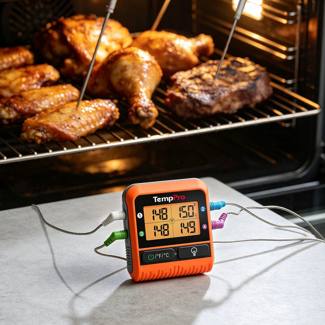 TempPro TempSync PLUS TP829B termometro carne 4 sonde