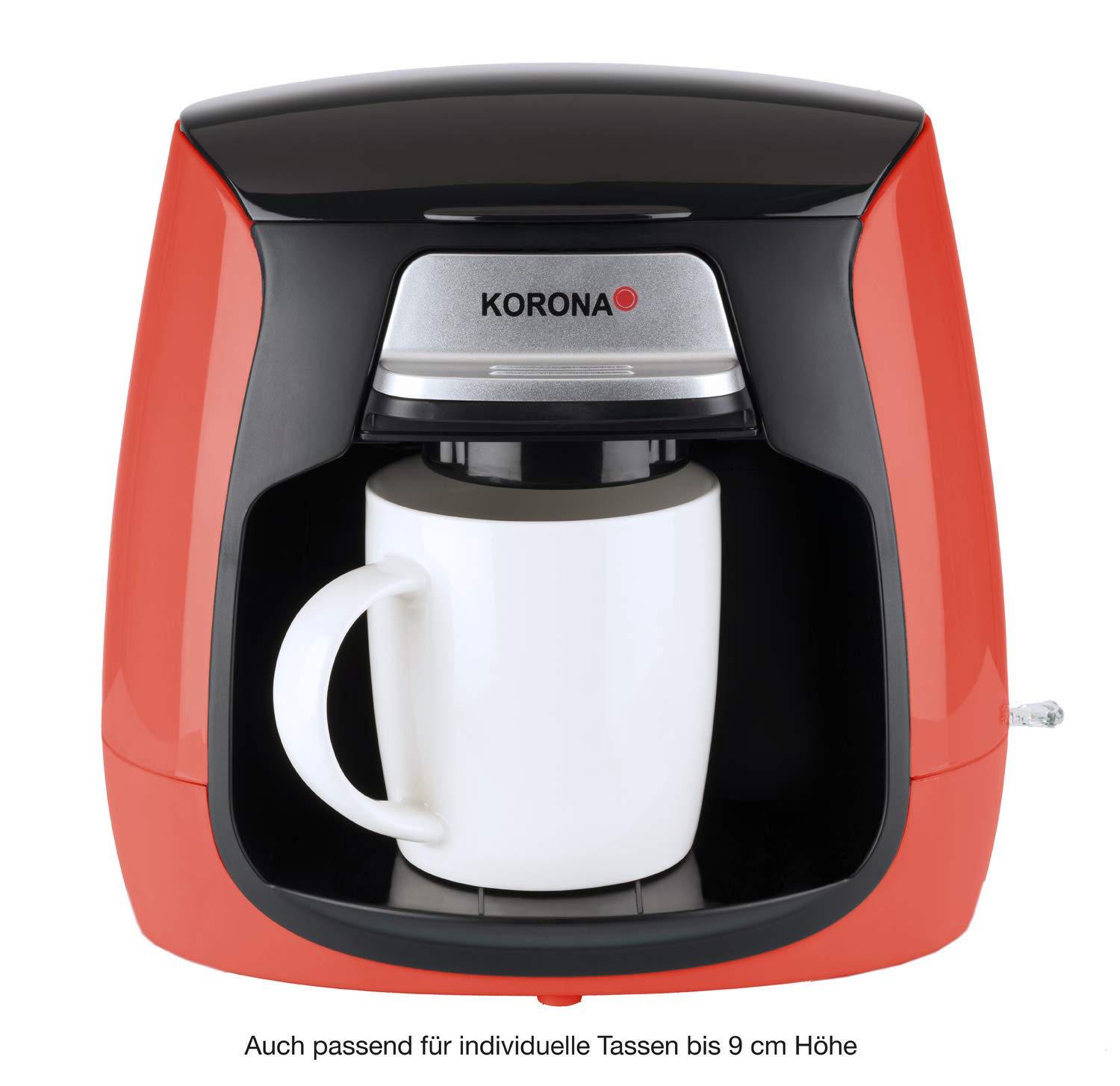 Korona 12208 Macchina Caffè Filtro Rossa 2 Tazze